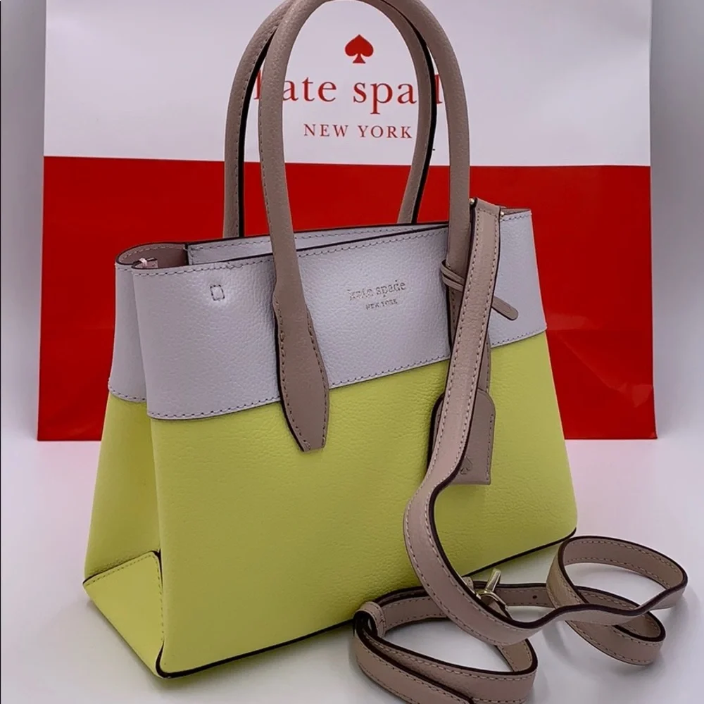 Kate Spade Eva Small Top Zip Satchel limelghtml - Picture 2 of 16